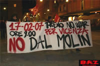 Clicca per ingrandire - No Dal Molin a Bologna - C.U.A. e CRASH!