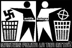 Mantinei pulita la tua citta'! Antifa Bologna