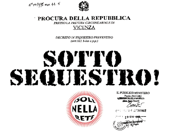 Il server di Isole nella Rete e' sotto sequestro. Click qui per saperne di piu.